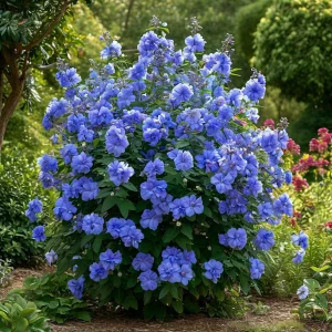 Гибискус Сансет Блоссом купить по цене от 248р. в интернет-магазине «Посадика» с доставкой почтой в в Тюкалинске и по всей России – [изображение №1].