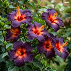 Гибискус Вивида Флэр купить по цене от 279р. в интернет-магазине «Посадика» с доставкой почтой в в Тюкалинске и по всей России – [изображение №1].