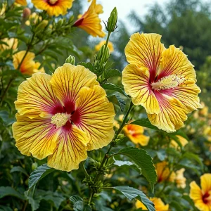 Гибискус Свит Соната купить по цене от 249р. в интернет-магазине «Посадика» с доставкой почтой в в Тюкалинске и по всей России – [изображение №1].