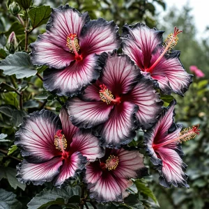 Гибискус садовый Самер Бридж купить по цене от 306р. в интернет-магазине «Посадика» с доставкой почтой в в Тюкалинске и по всей России – [изображение №1].