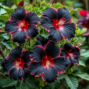 Гибискус садовый Файер Дэнсер купить по цене от 450р. в интернет-магазине «Посадика» с доставкой почтой в в Тюкалинске и по всей России – [изображение №1].